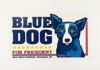 George Rodrigue Union Station (Blue Dog for President) (Homer p. 129) 1996