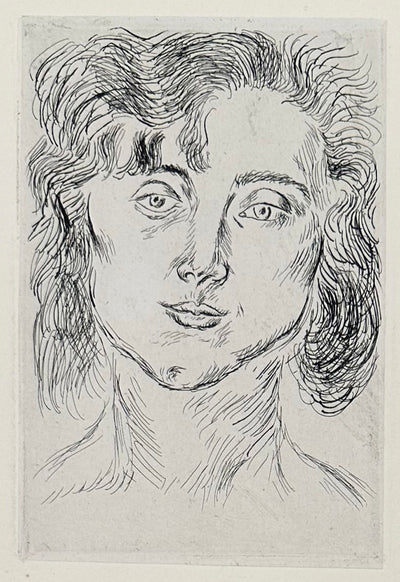 Henri Matisse Portrait of Mlle. Marguerite Matisse (Duthuit 2) 1920
