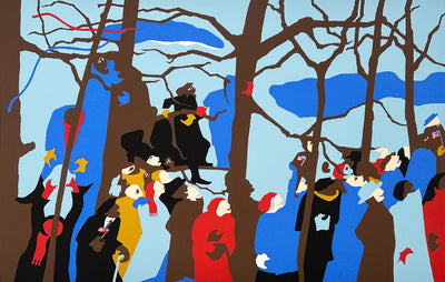 Jacob Lawrence The Swearing In from Inaugural Impressions 1977
