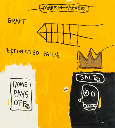 Jean-Michel Basquiat Rome Pays Off 2004