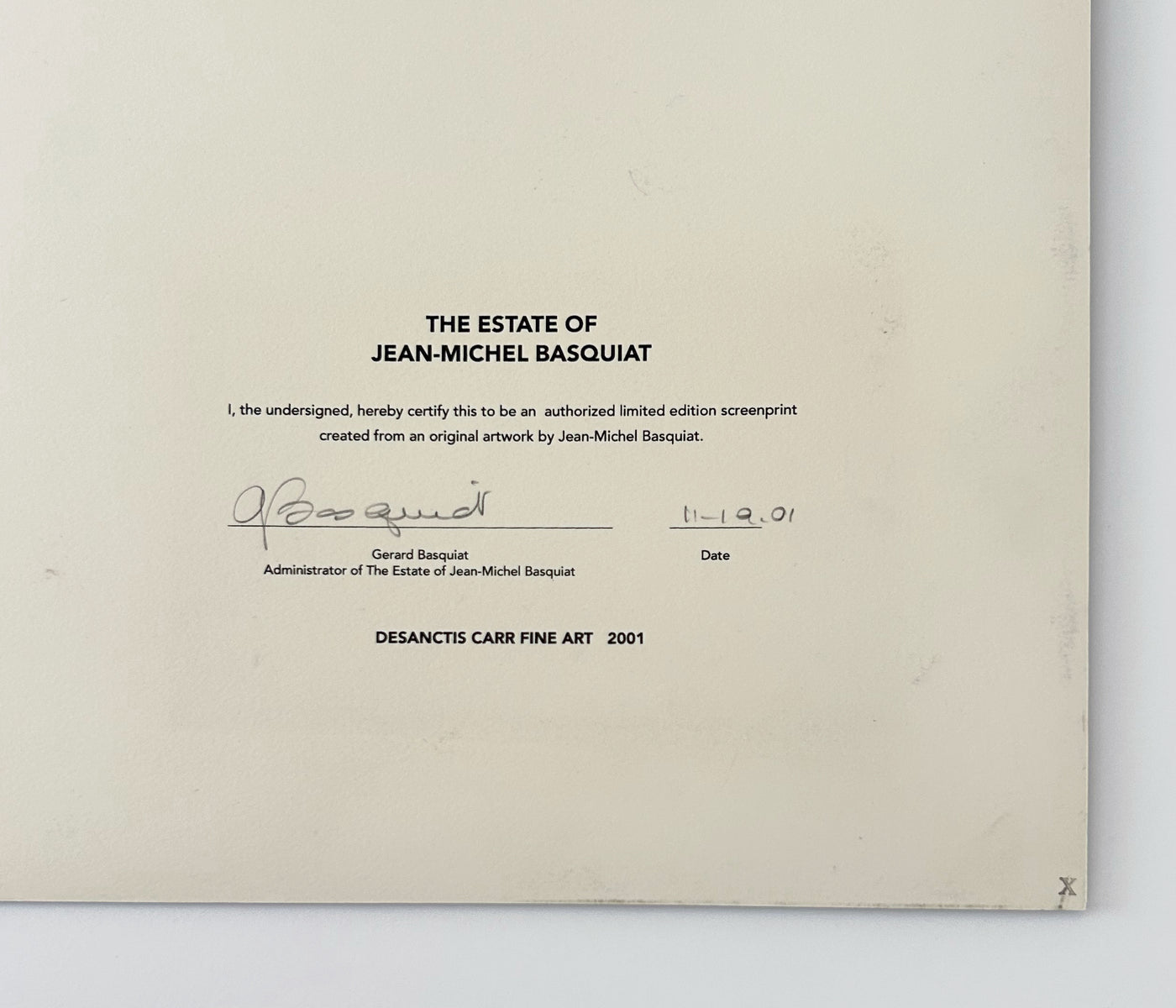 Jean-Michel Basquiat Untitled (Rinso) 2001