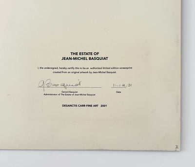 Jean-Michel Basquiat Untitled (Rinso) 2001
