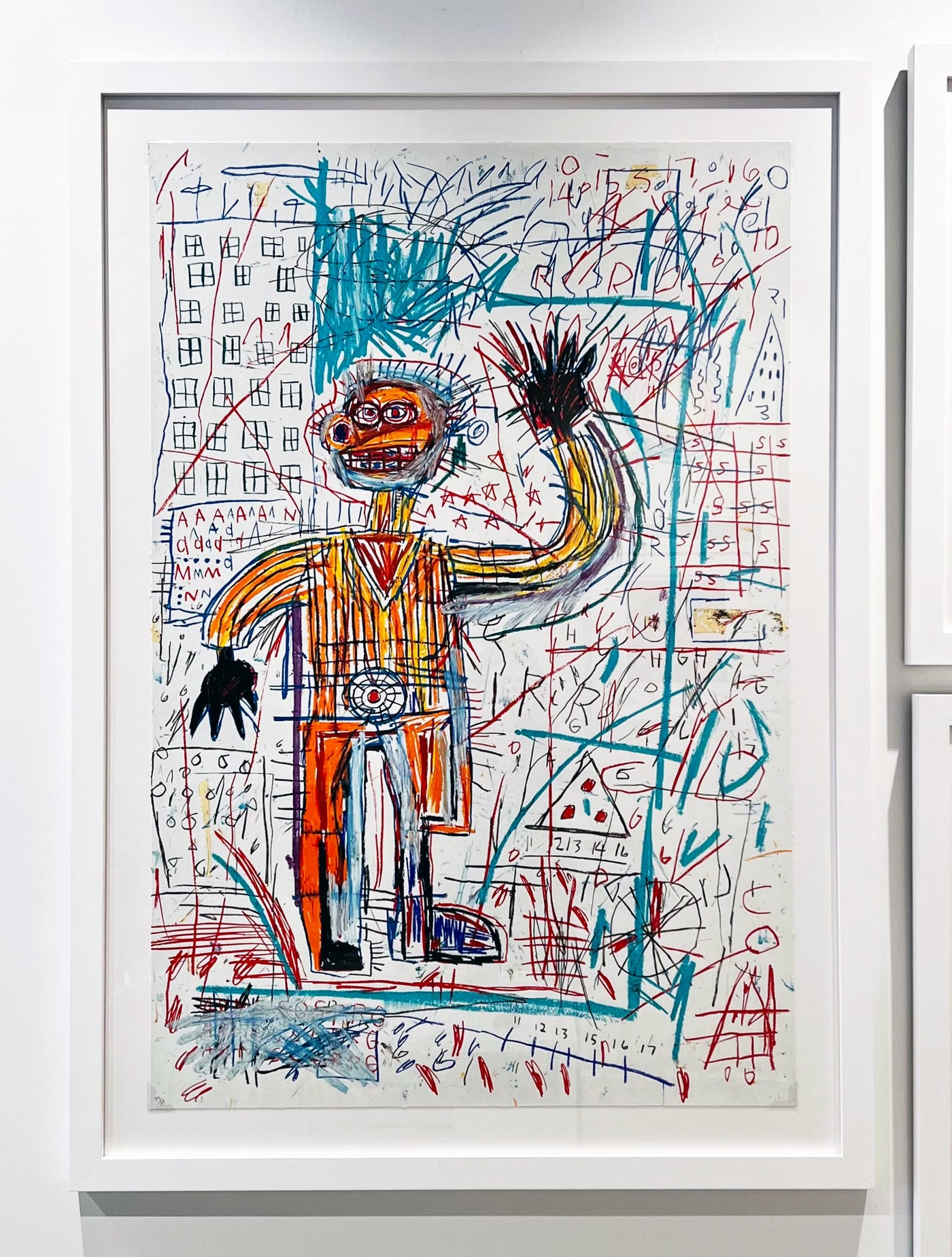 Jean-Michel Basquiat Untitled from The Figure Portfolio (Published by Flatiron Editions) 2023