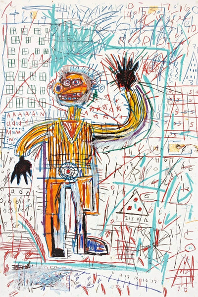 Jean-Michel Basquiat Untitled from The Figure Portfolio (Published by Flatiron Editions) 2023