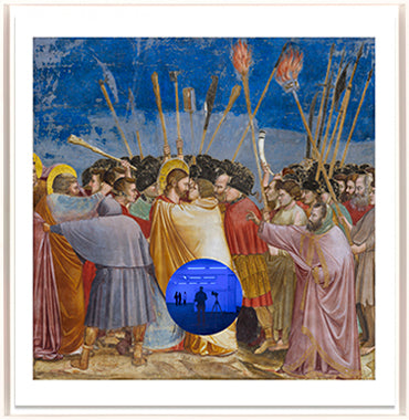 Jeff Koons Gazing Ball (Giotto The Kiss of Judas) 2021