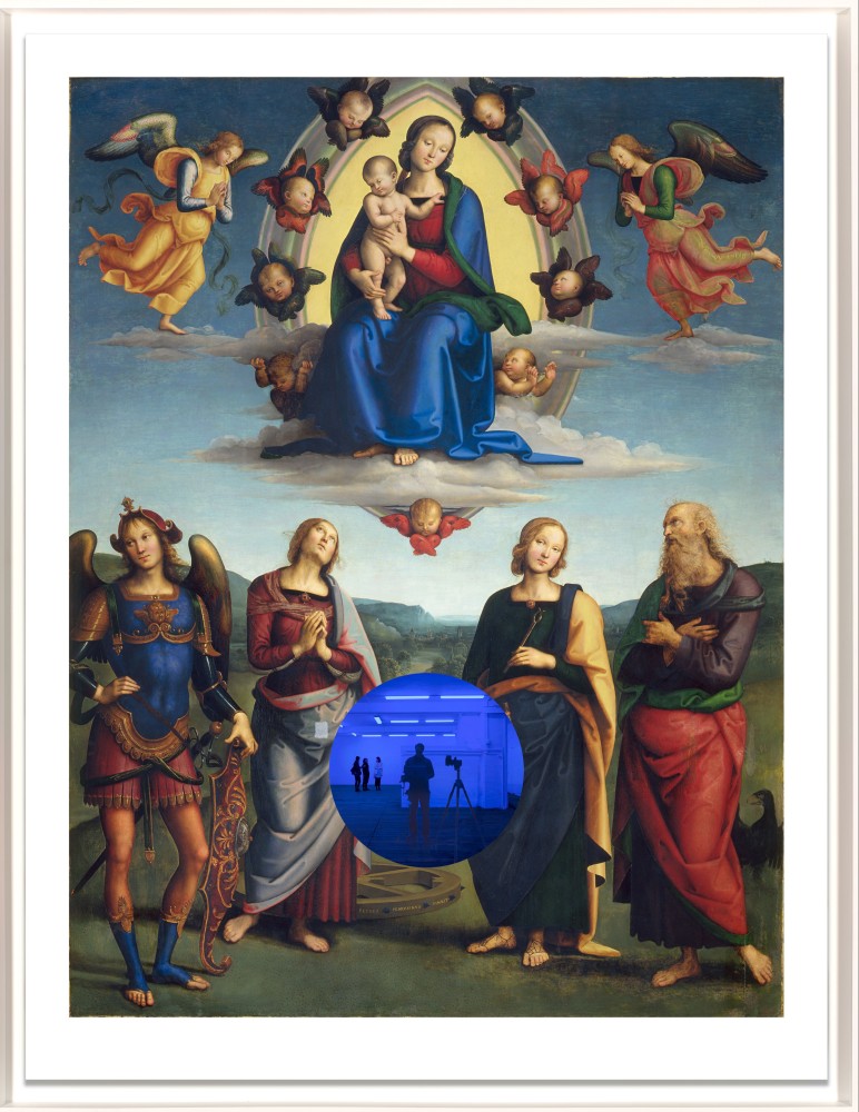 Jeff Koons Gazing Ball (Perugino Madonna and Child with Four Saints) 2017