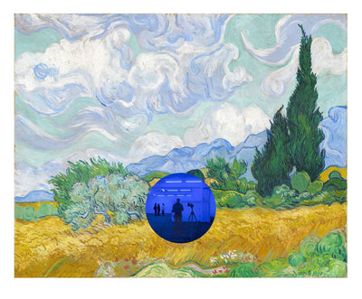 Jeff Koons Gazing Ball (van Gogh Wheatfield with Cypresses) 2017