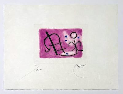 Joan Miro Fusees 12 (Dupin 257) 1959
