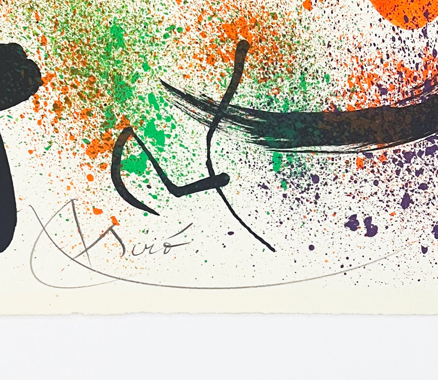 Joan Miro The Seers, Plate 6 (Mourlot 666) 1970