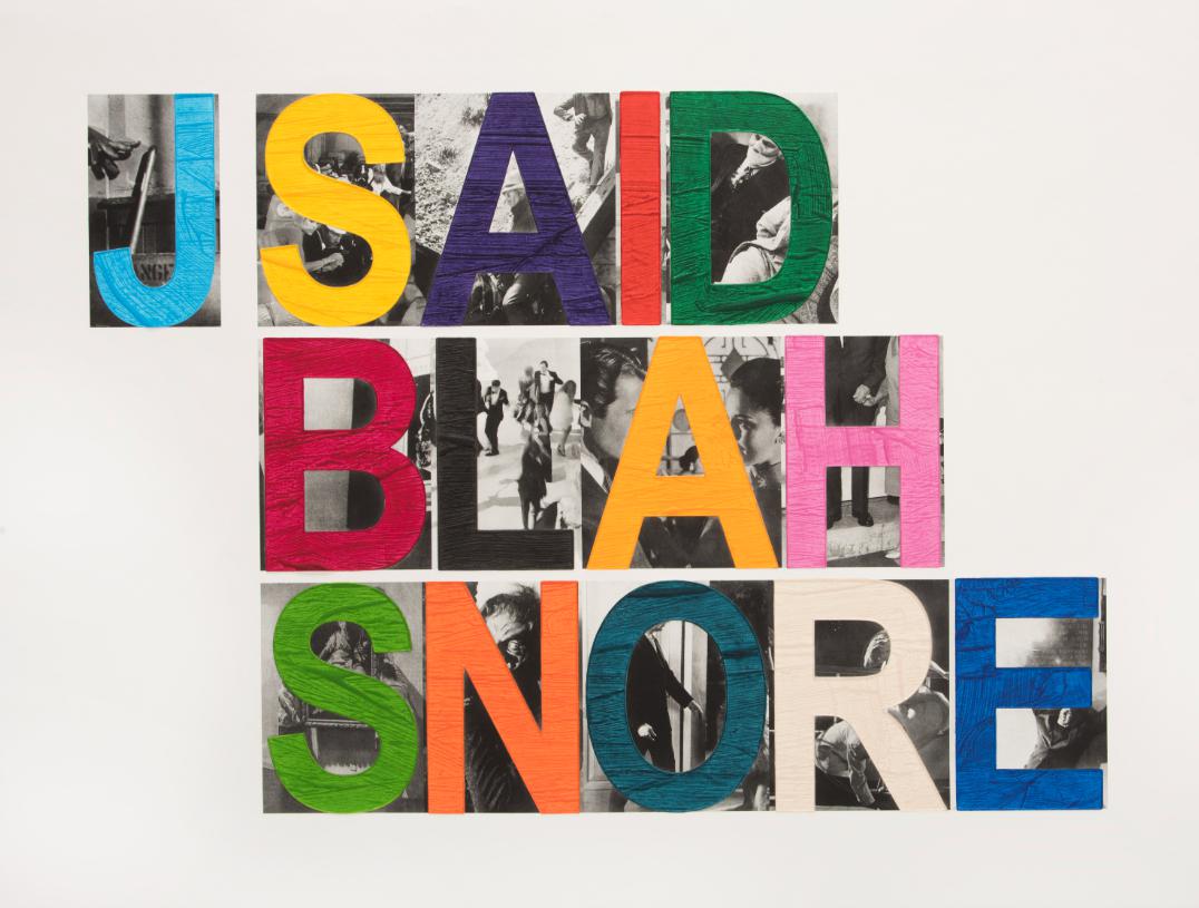 John Baldessari BLAH 2018