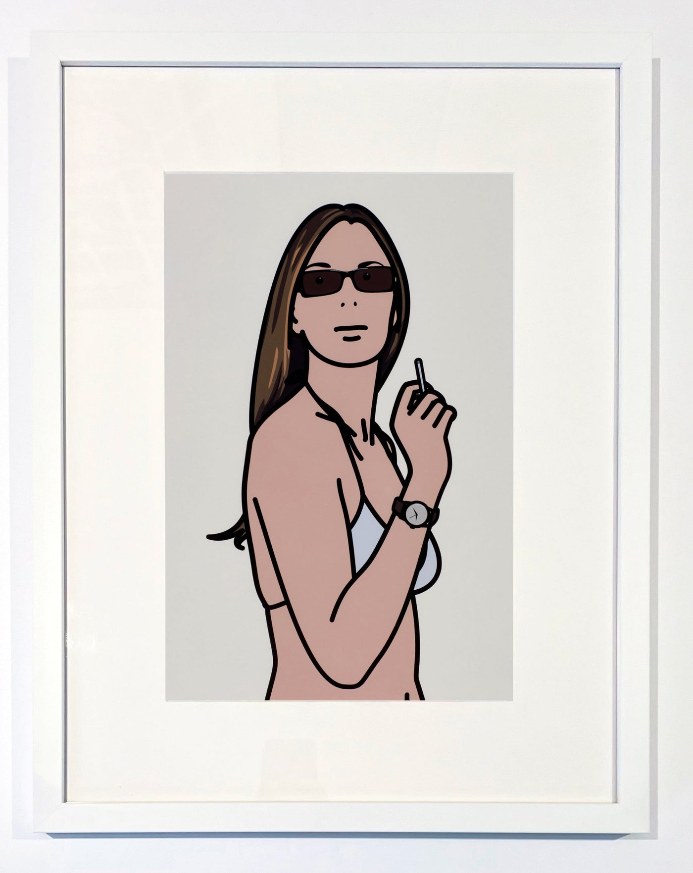 Julian Opie Ruth Smoking 3 2006