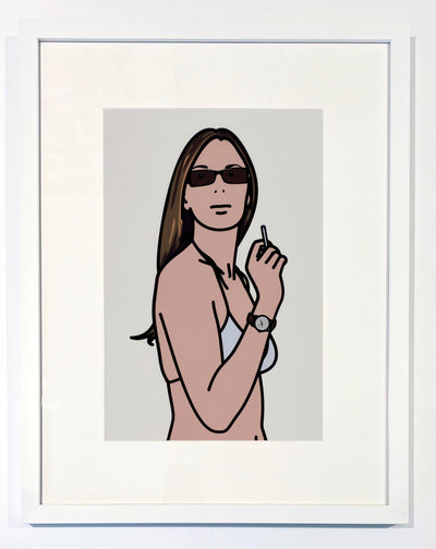 Julian Opie Ruth Smoking 3 2006