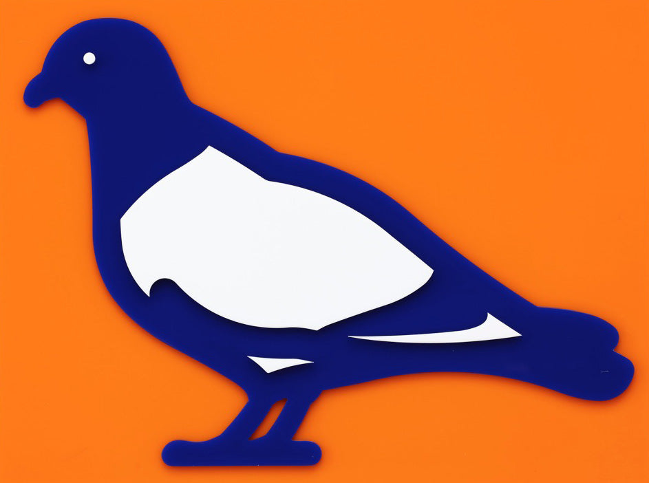 Julian Opie Small Birds: Pigeon. 2020