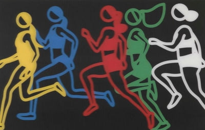 Julian Opie Women sprinters 3 2024