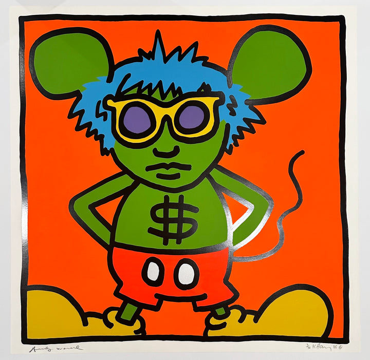 Keith Haring Andy Mouse 1986 – Georgetown Frame Shoppe