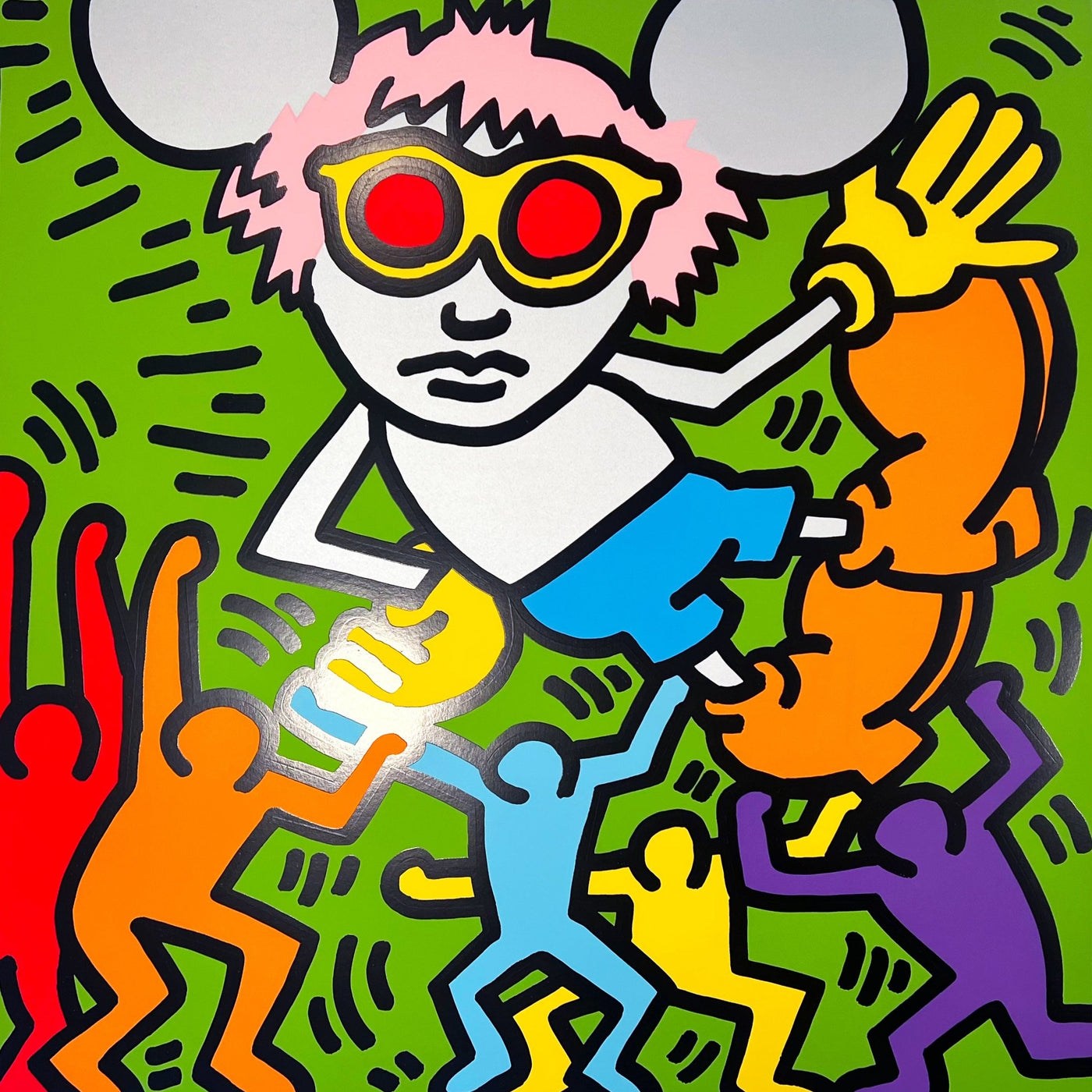 Keith Haring Andy Mouse Plate 2 1986