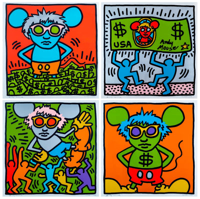 Keith Haring Andy Mouse 1986