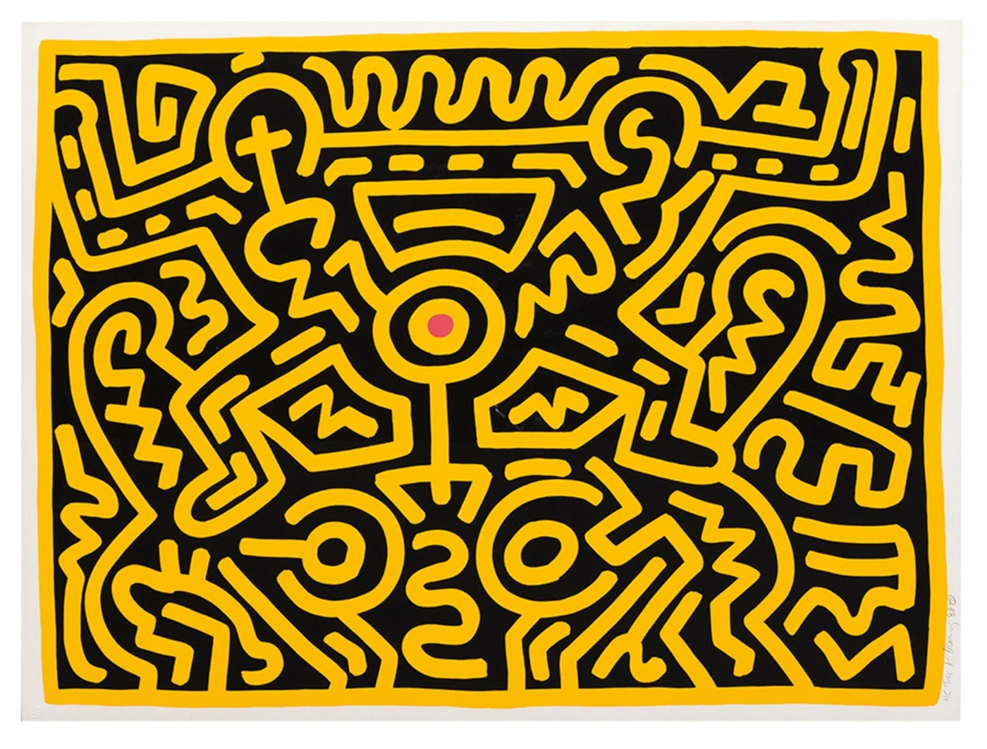 Keith Haring Growing 4 1988