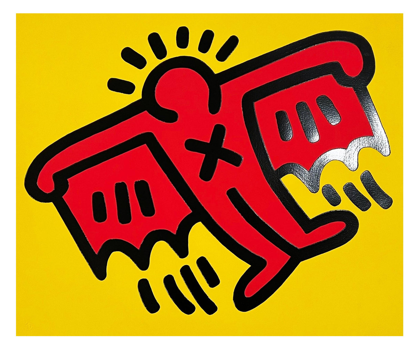 Keith Haring Icons Plate 3 1990