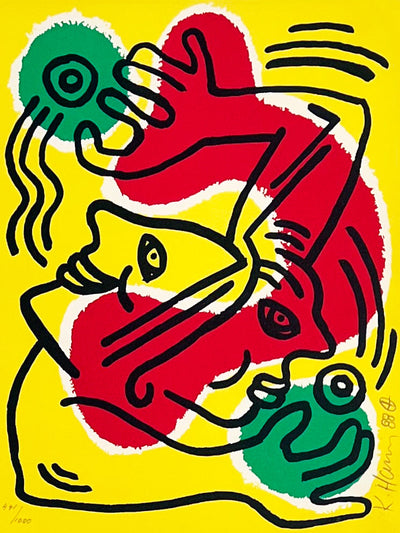 Keith Haring International Volunteer Day 1988