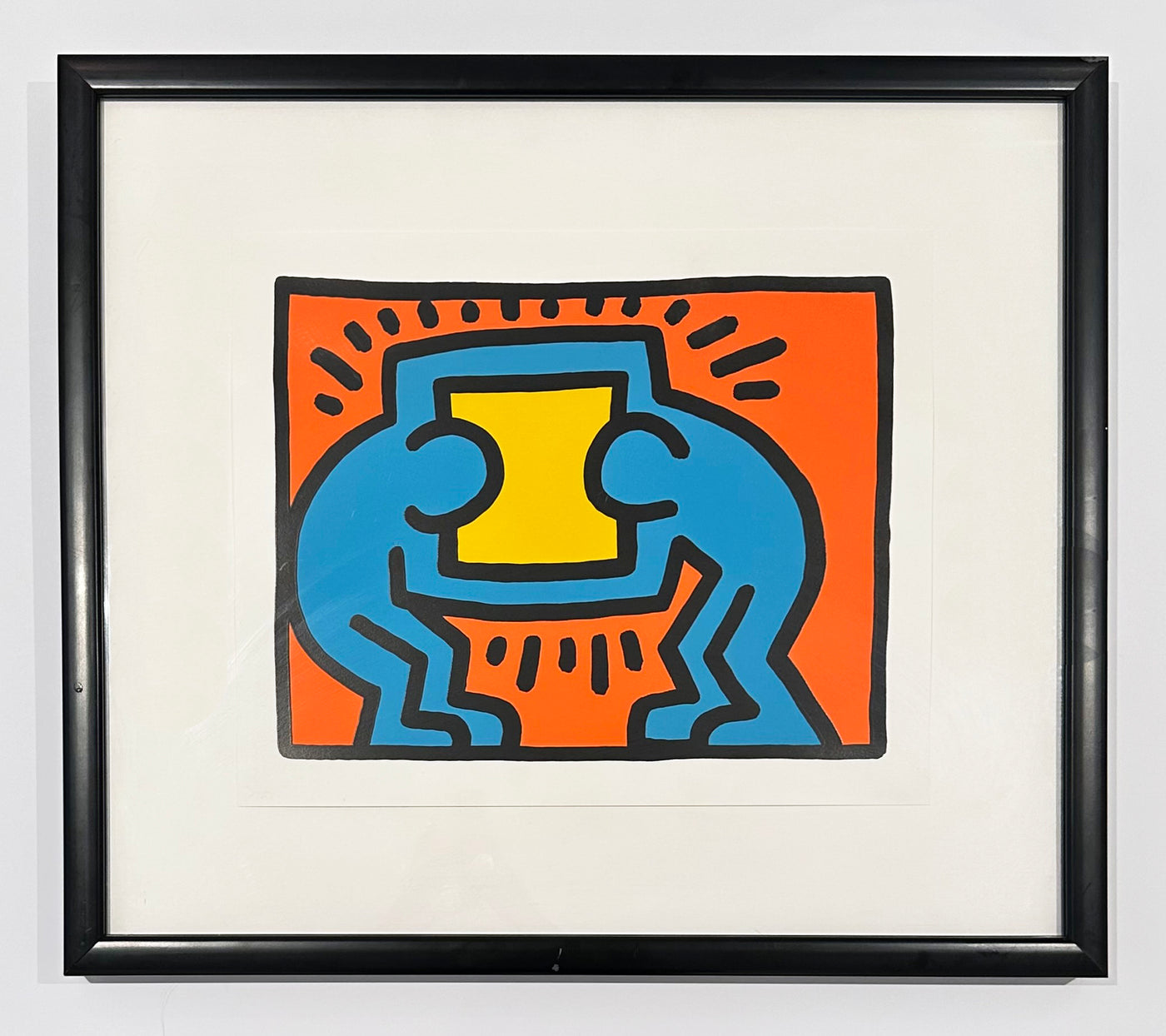 Keith Haring Pop Shop VI Plate II (Littmann pp. 150-151) 1989