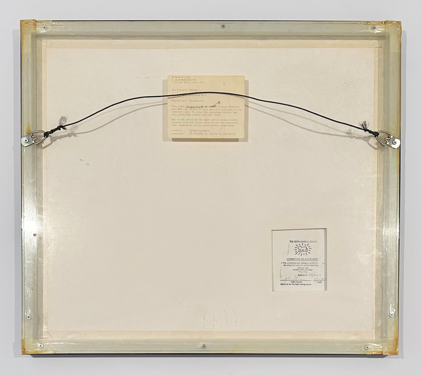 Keith Haring Pop Shop VI Plate II (Littmann pp. 150-151) 1989