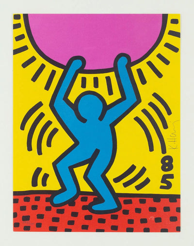 Keith Haring United Nations International Youth Year 1985