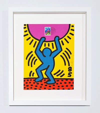 Keith Haring United Nations International Youth Year 1985