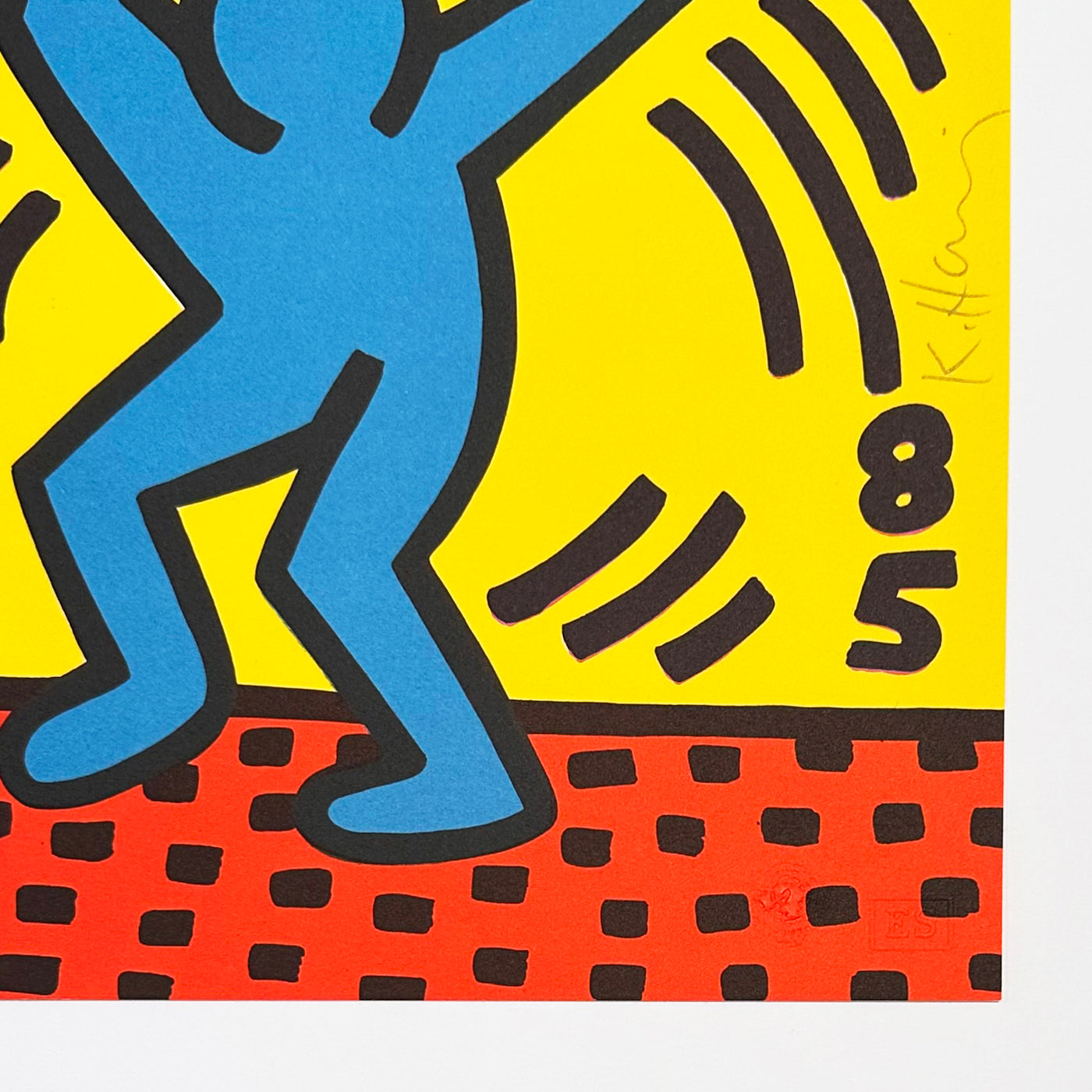Keith Haring United Nations International Youth Year 1985