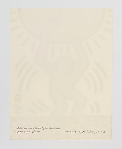 Keith Haring United Nations International Youth Year 1985