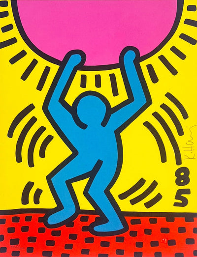 Keith Haring United Nations International Youth Year 1985