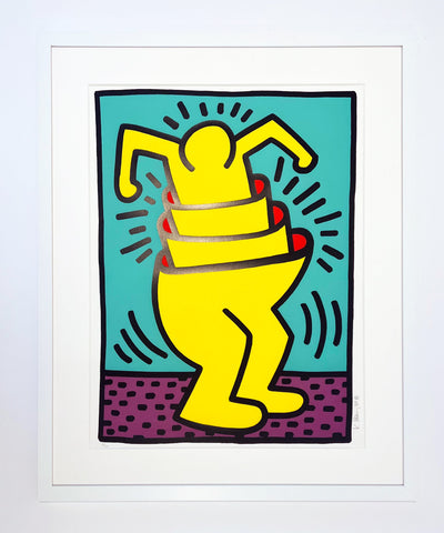 Keith Haring Untitled (Cup Man) (Littmann pp. 116-117) 1989