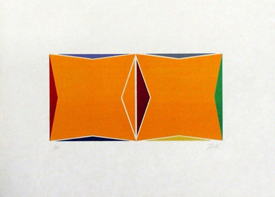 Larry Zox Two Square Composition 1978