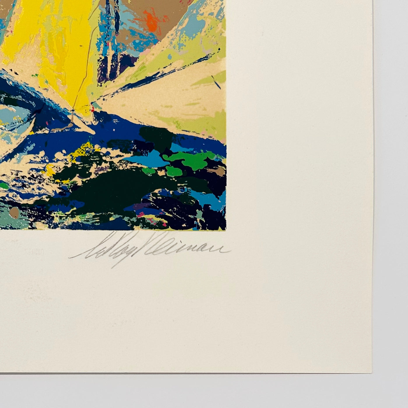 LeRoy Neiman Normandy Sailing 1980