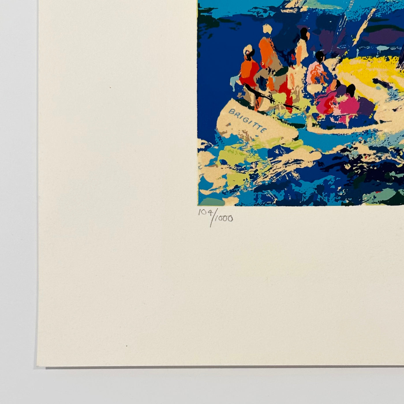 LeRoy Neiman Normandy Sailing 1980