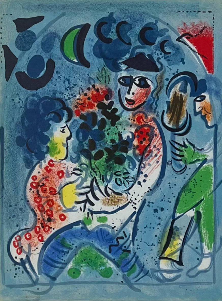 Marc Chagall Frontispiece from Chagall Lithographe Volume III (Mourlot 557, Cramer No. 77) 1969