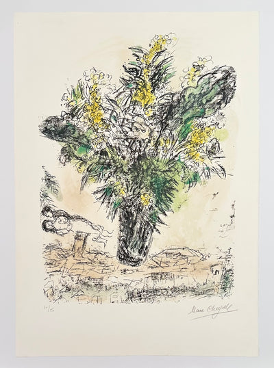 Marc Chagall Les Mimosas (Mourlot 544) 1968