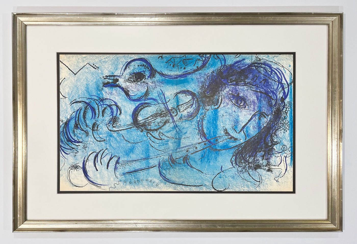 Marc Chagall The Flute Player (Cramer 34) 1957