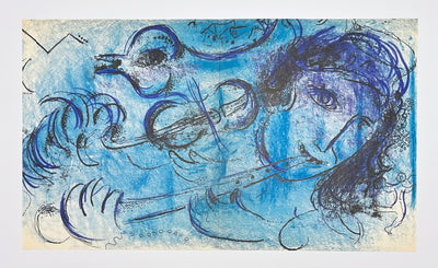 Marc Chagall The Flute Player (Cramer 34) 1957