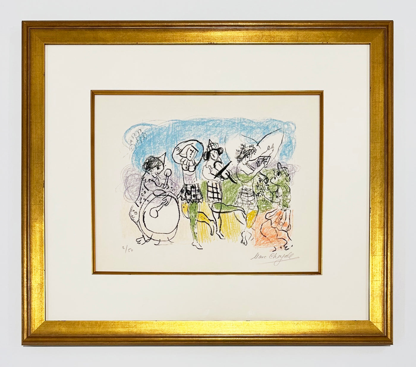 Marc Chagall The Little Harlequins (Mourlot 377) 1962 – Georgetown
