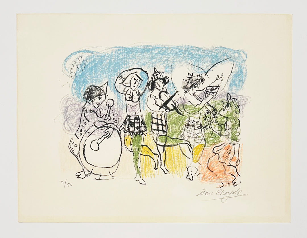 Marc Chagall The Little Harlequins (Mourlot 377) 1962 – Georgetown