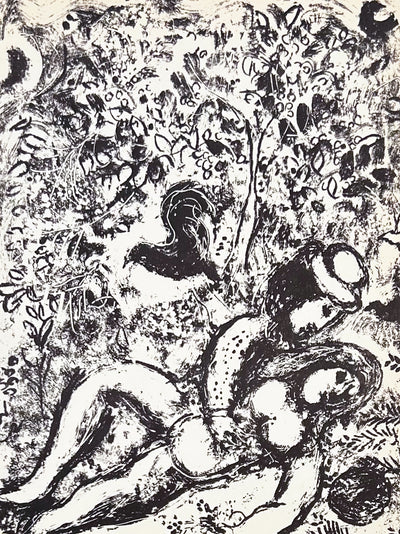 Marc Chagall The Pair in the Tree (Cramer 56, Mourlot 397) 1963