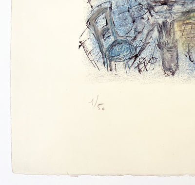 Marc Chagall The Studio at Saint Paul (Mourlot 714) 1974