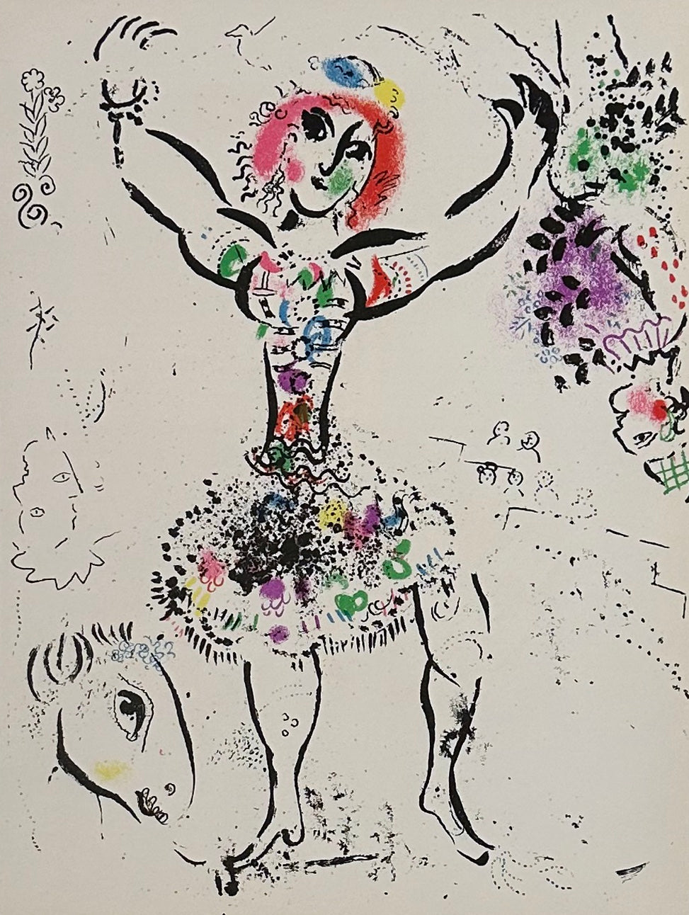 Marc Chagall Woman Juggler (Cramer 43 Mourlot 290) 1960