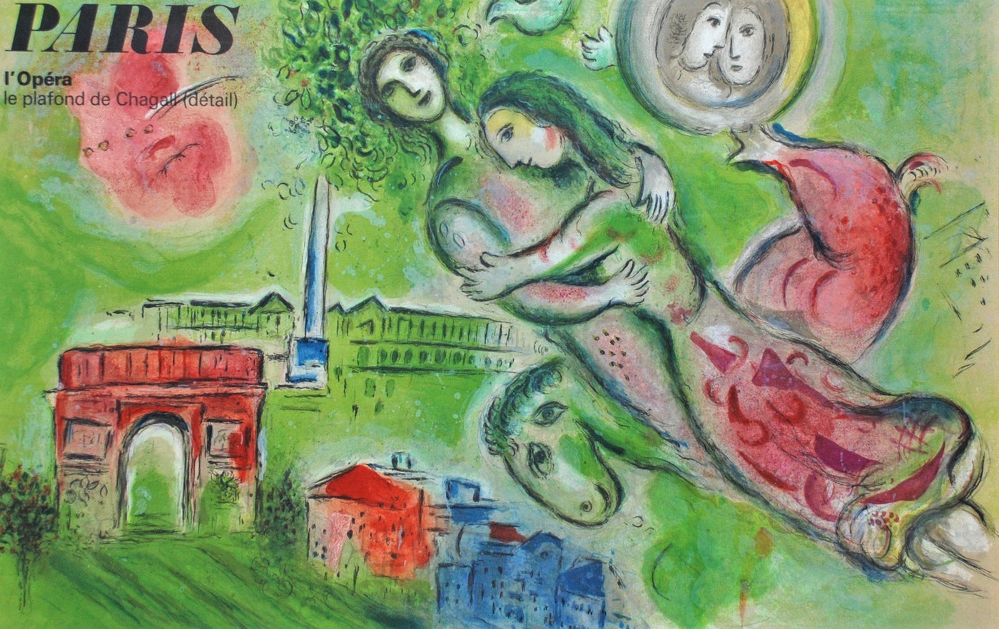 Marc Chagall (after) Romeo and Juliet (Chagall's Posters, pg. 96) 1964