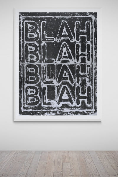 Mel Bochner Blah, Blah, Blah 2022