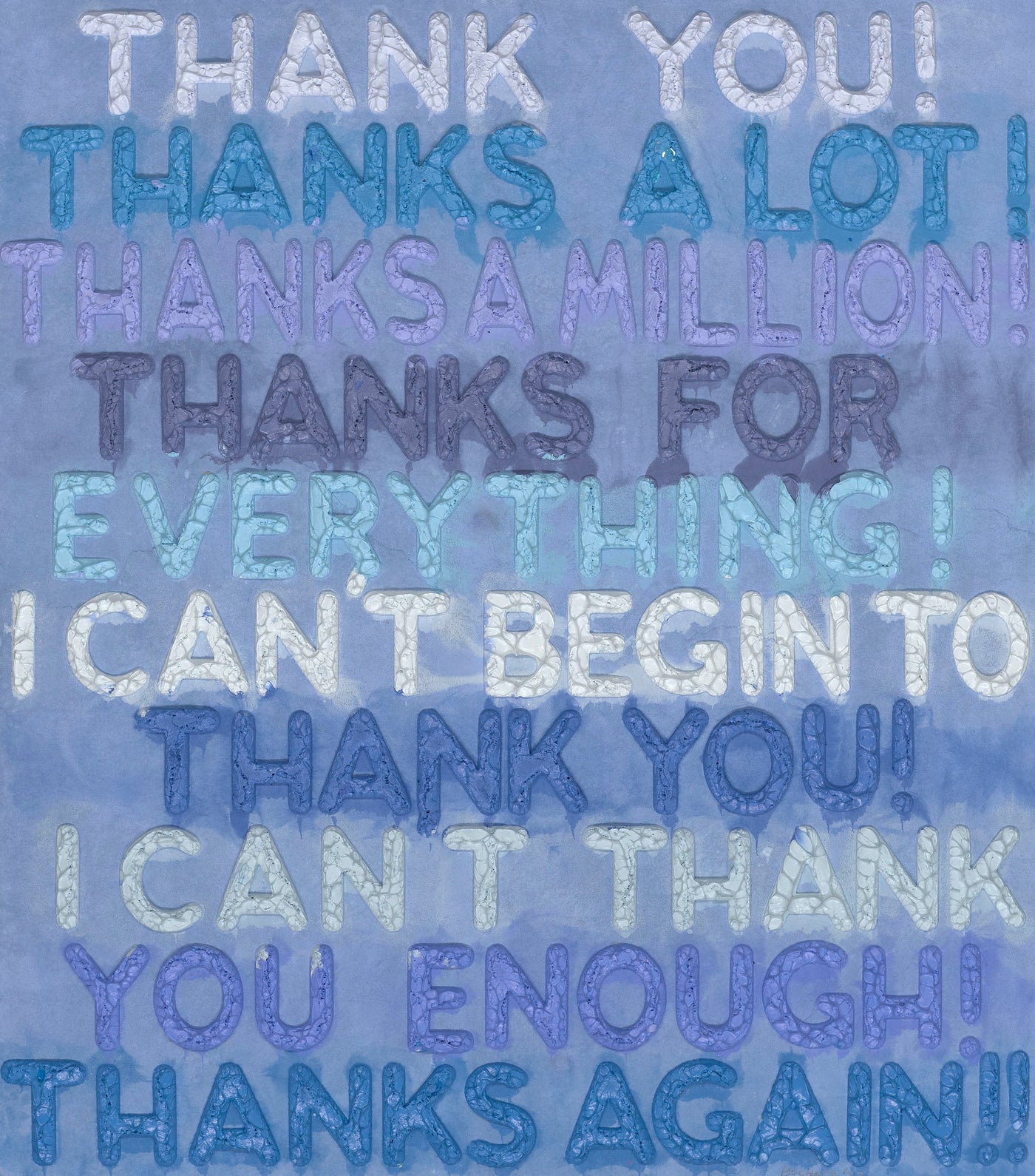 Mel Bochner Thank You 2022