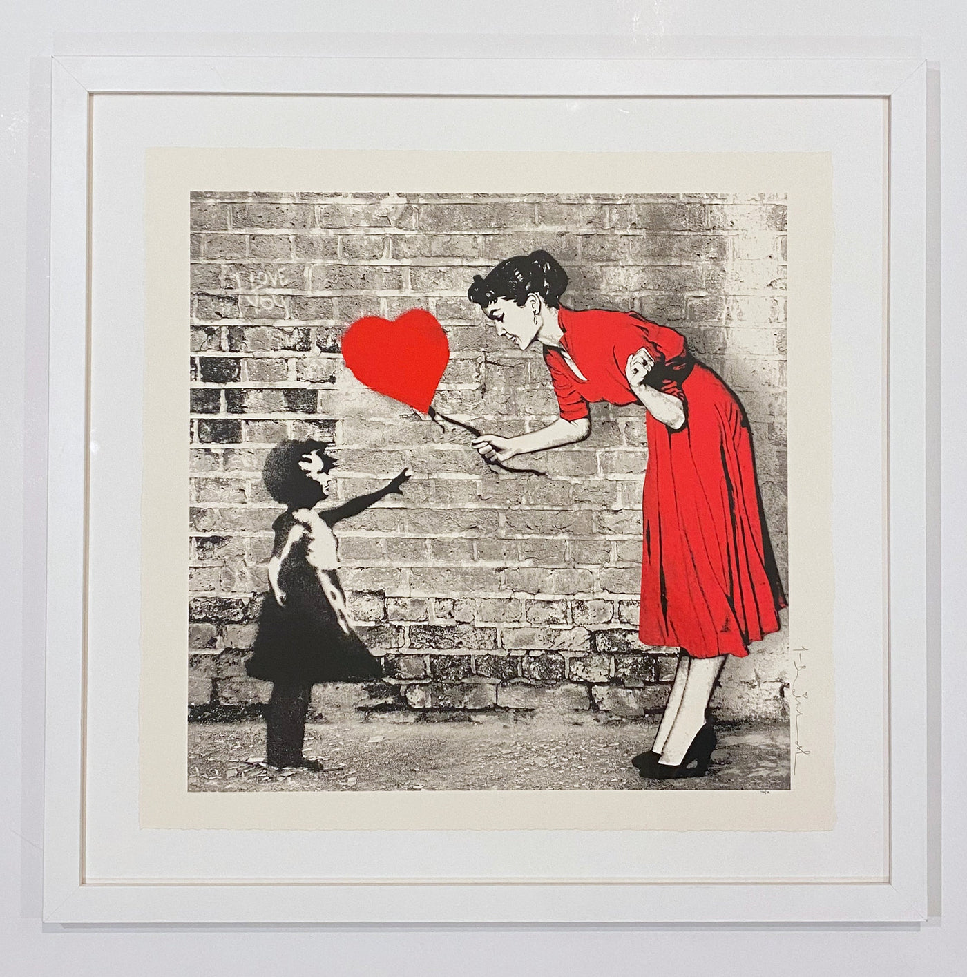 Mr. Brainwash Love Catcher - Red 2023