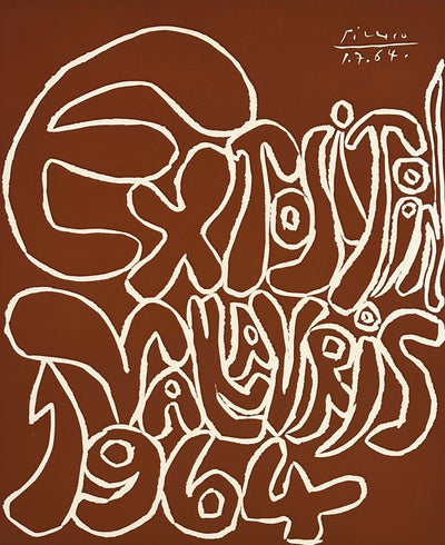 Pablo Picasso Exposition Vallauris 1964 (Bloch 1301, Baer 1354) 1964