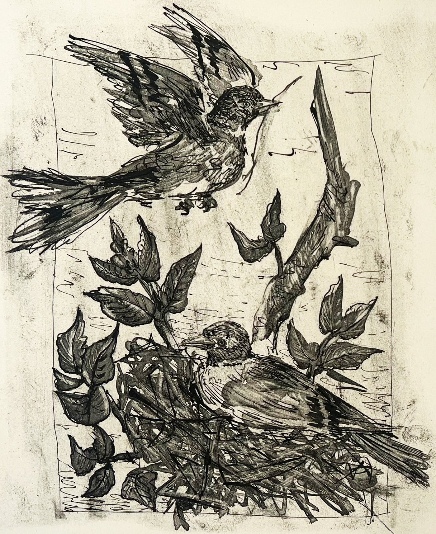 Pablo Picasso Le Chardonneret (The Goldfinch) (Bloch 344, Cramer No. 37) 1942
